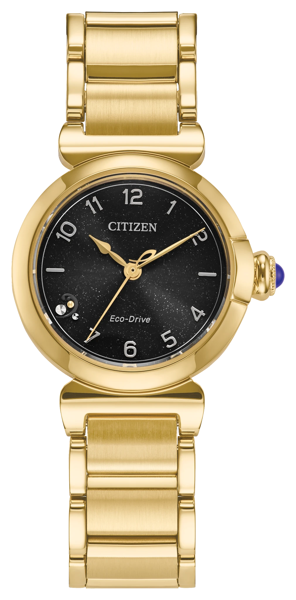 Citizen L Mae Black Dial Stainless Steel Bracelet EM1132-88H | CITIZEN